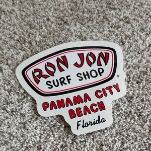 Ron John Surf Shop Panama City Beach Florida sticker